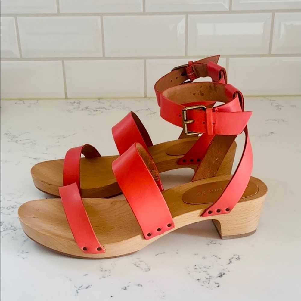 Madewell Coral Color The Jodi Clog - Picture 6 of 16